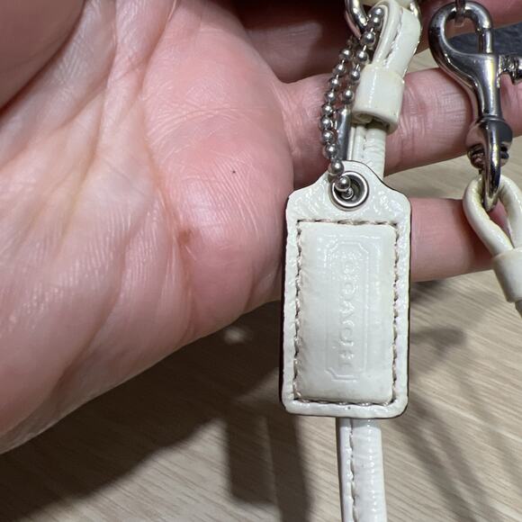 Coach Monogram Wristlet Mini Bag Brown - Picture 6 of 14